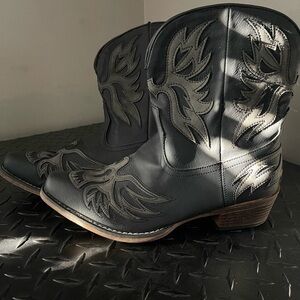 ROPER WOMEN'S AMELIA EAGLE OVERLAY WESTERN BOOTS - 11